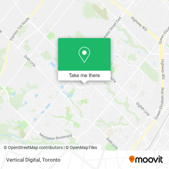 Vertical Digital map