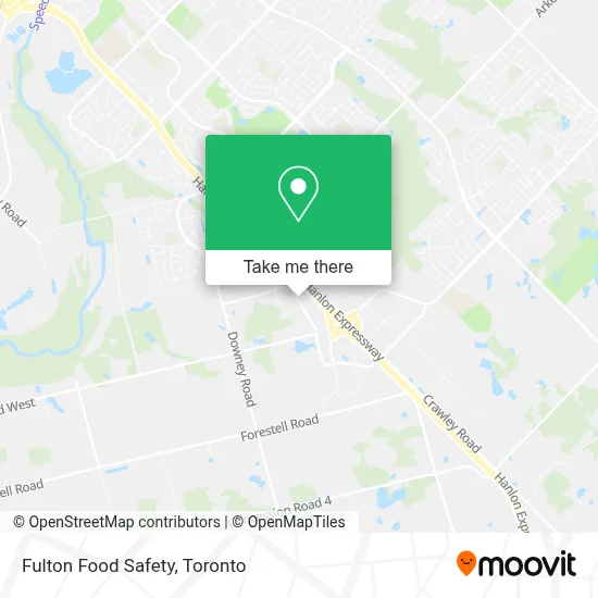 Fulton Food Safety map