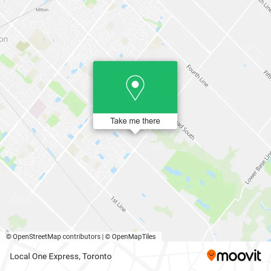 Local One Express map