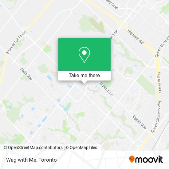Wag with Me map