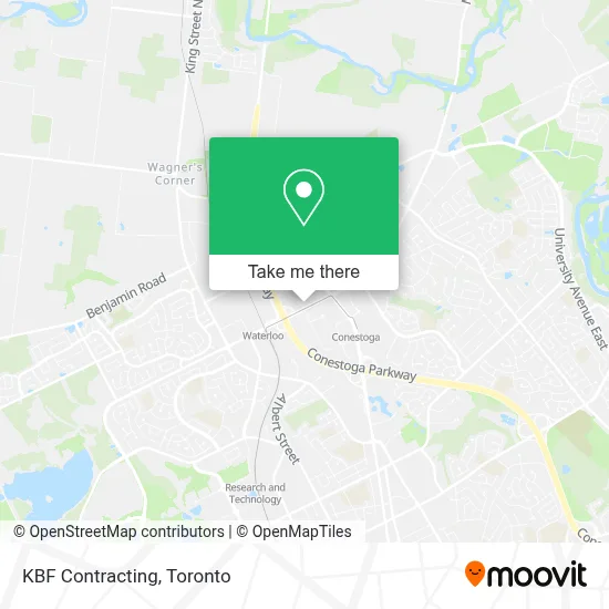 KBF Contracting map