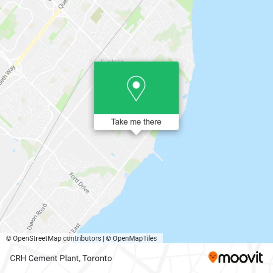 CRH Cement Plant map