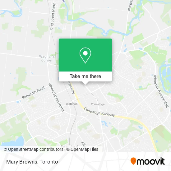 Mary Browns map