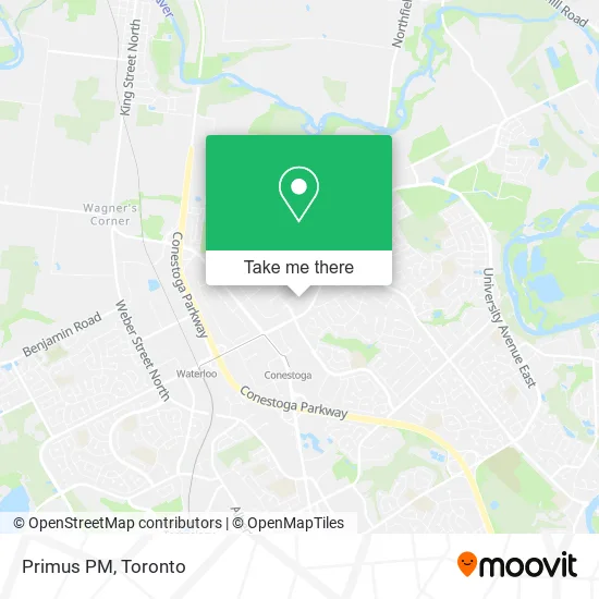 Primus PM map