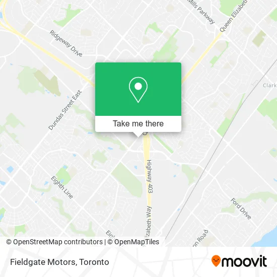 Fieldgate Motors map