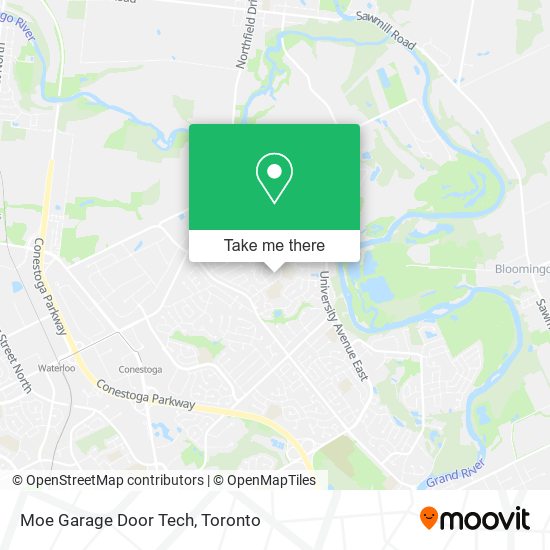 Moe Garage Door Tech map