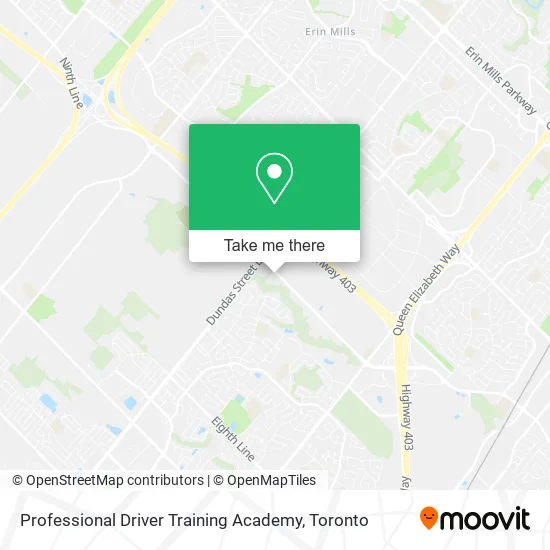 Professional Driver Training Academy map