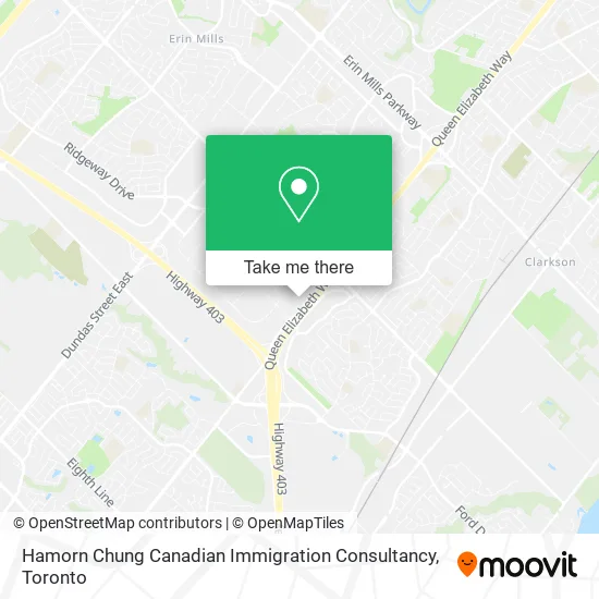 Hamorn Chung Canadian Immigration Consultancy map
