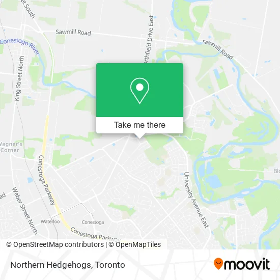 Northern Hedgehogs map
