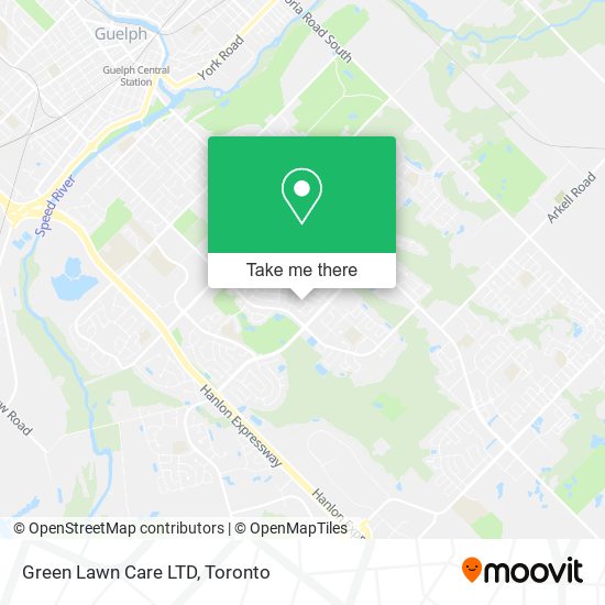 Green Lawn Care LTD map