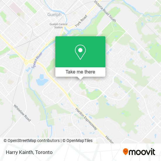 Harry Kainth map