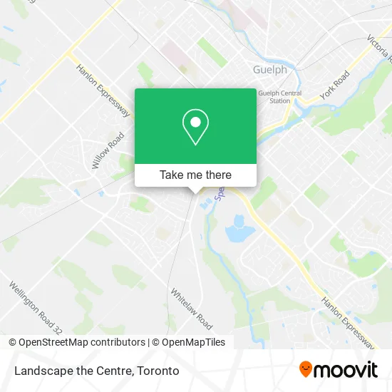 Landscape the Centre map