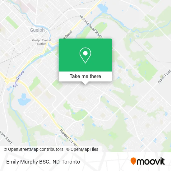Emily Murphy BSC., ND map