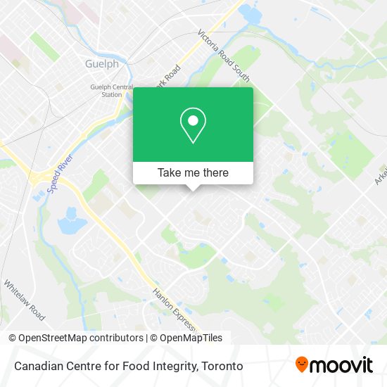 Canadian Centre for Food Integrity map