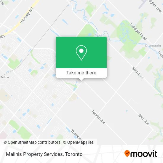 Malinis Property Services map