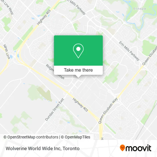 Wolverine World Wide Inc map