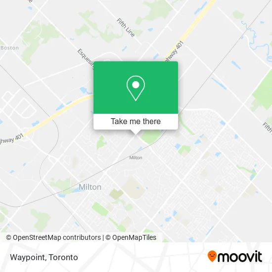 Waypoint map