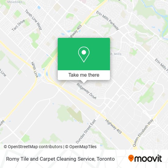 Romy Tile and Carpet Cleaning Service map