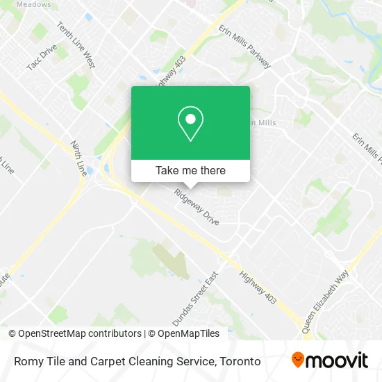 Romy Tile and Carpet Cleaning Service map