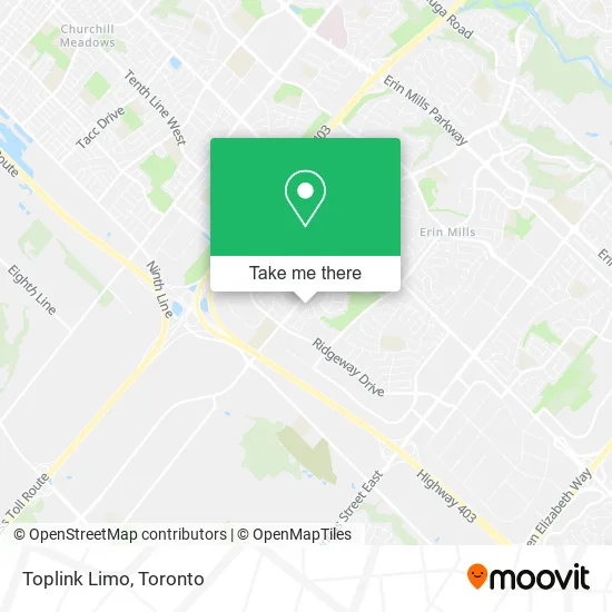 Toplink Limo map