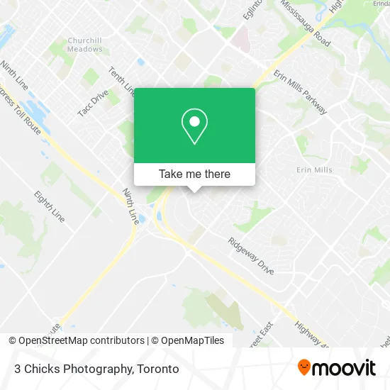 3 Chicks Photography map