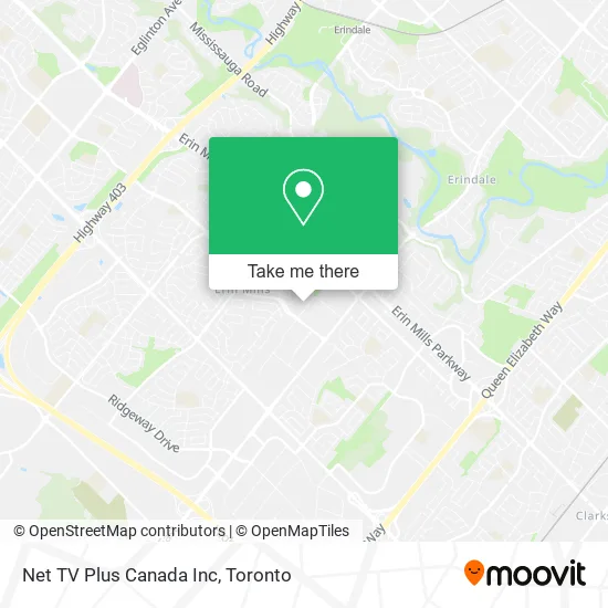 Net TV Plus Canada Inc map