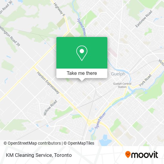 KM Cleaning Service map