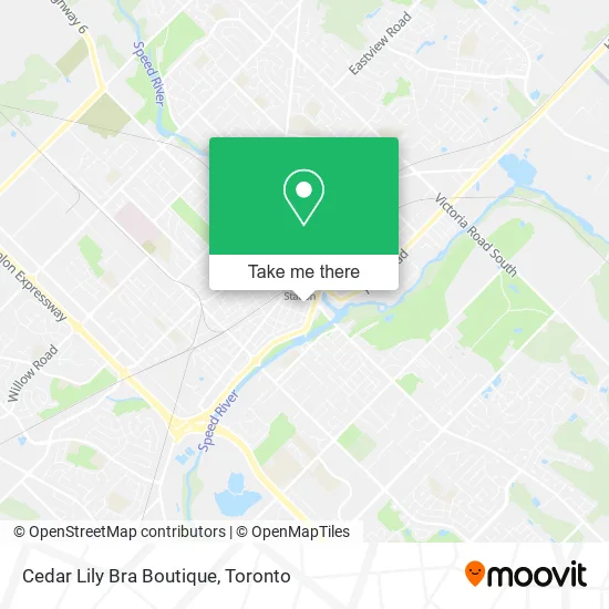 Cedar Lily Bra Boutique map