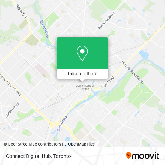 Connect Digital Hub map