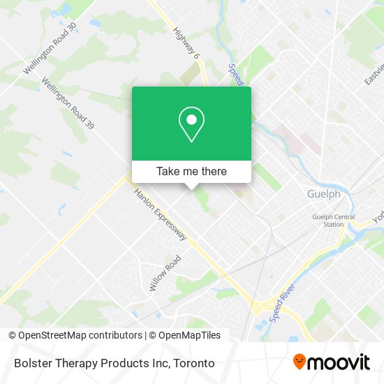 Bolster Therapy Products Inc map