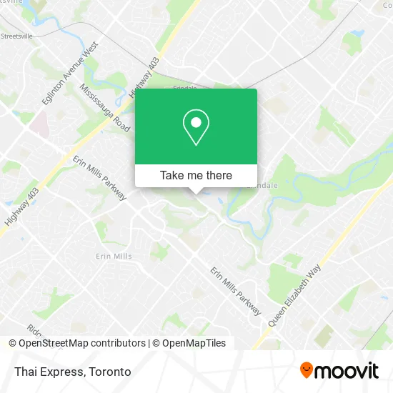 Thai Express map