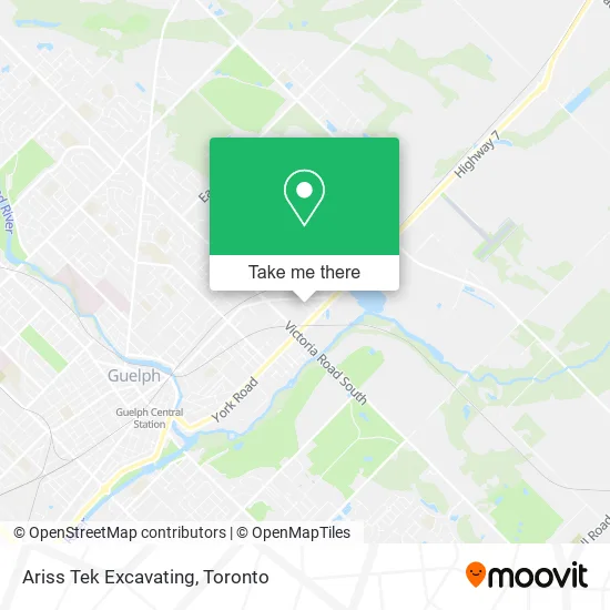 Ariss Tek Excavating map