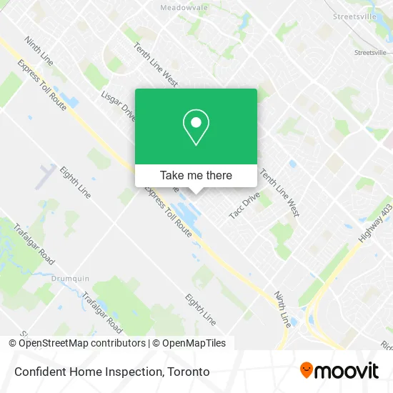 Confident Home Inspection map