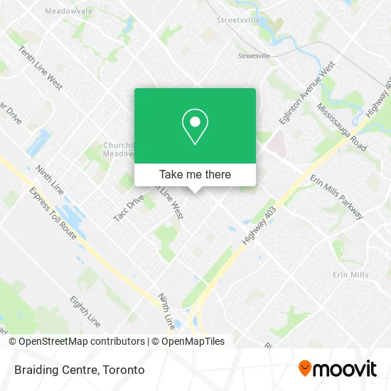 Braiding Centre map