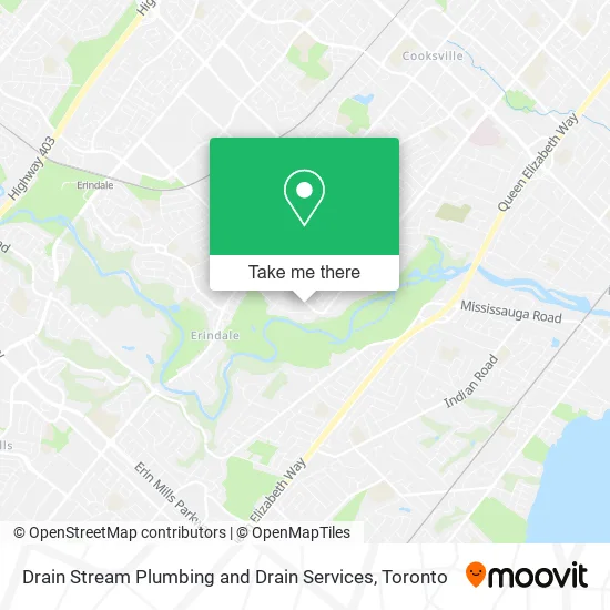 Drain Stream Plumbing and Drain Services map