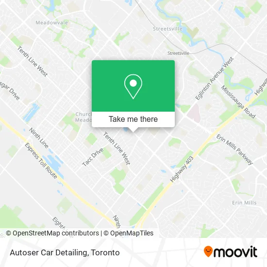 Autoser Car Detailing map