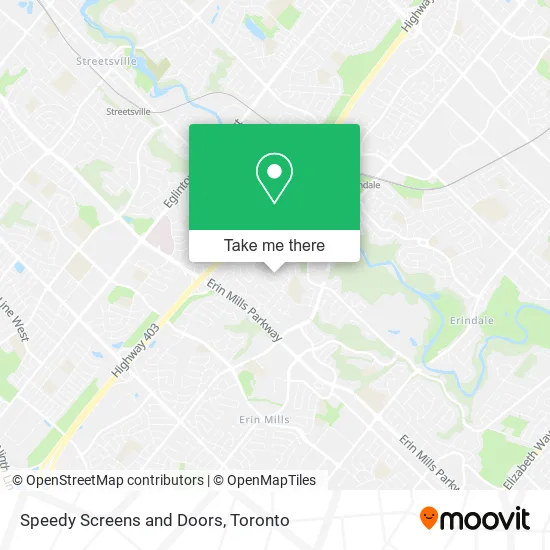 Speedy Screens and Doors map