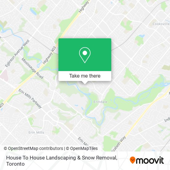 House To House Landscaping & Snow Removal map