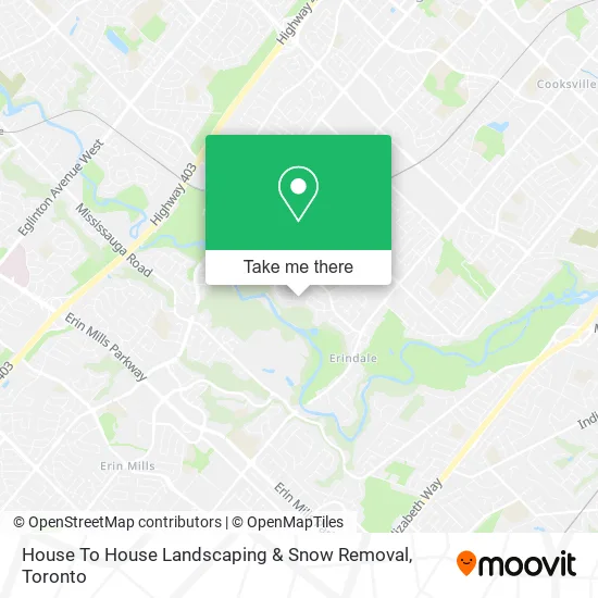 House To House Landscaping & Snow Removal map