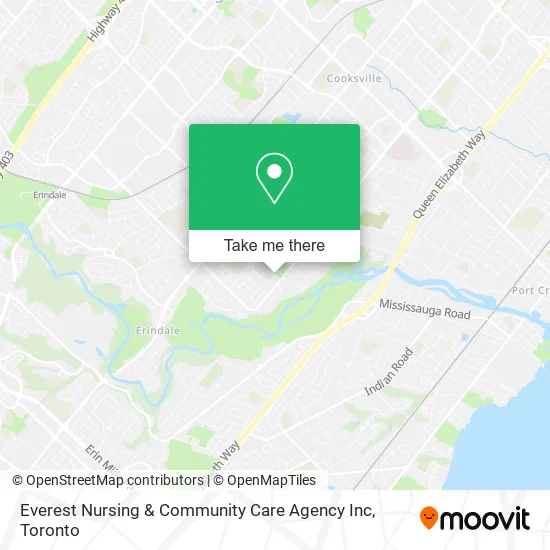 Everest Nursing & Community Care Agency Inc map