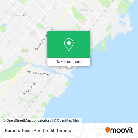 Barbers Touch Port Credit map