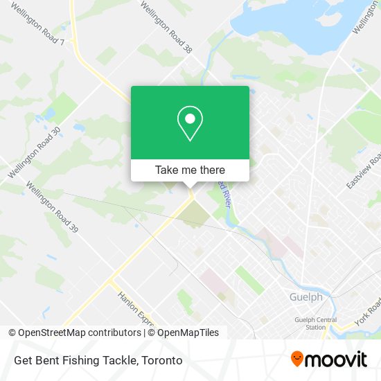 Get Bent Fishing Tackle map