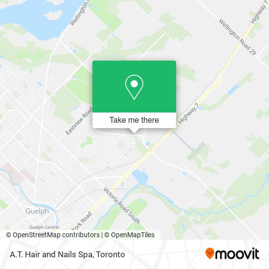 A.T. Hair and Nails Spa map