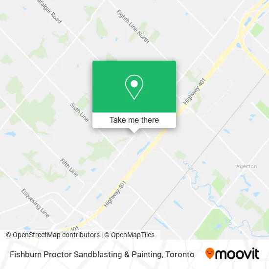 Fishburn Proctor Sandblasting & Painting map