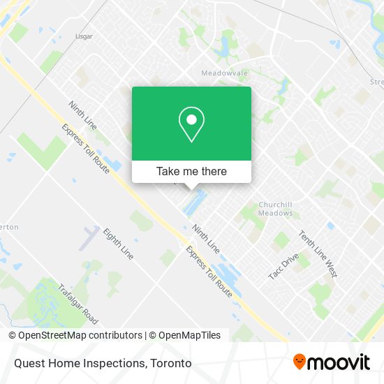 Quest Home Inspections map