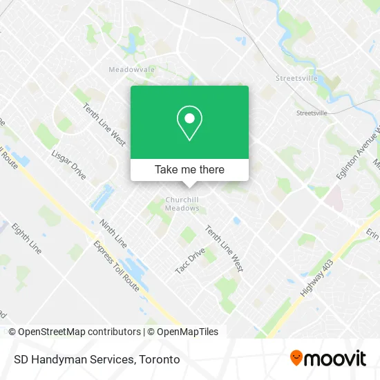 SD Handyman Services map