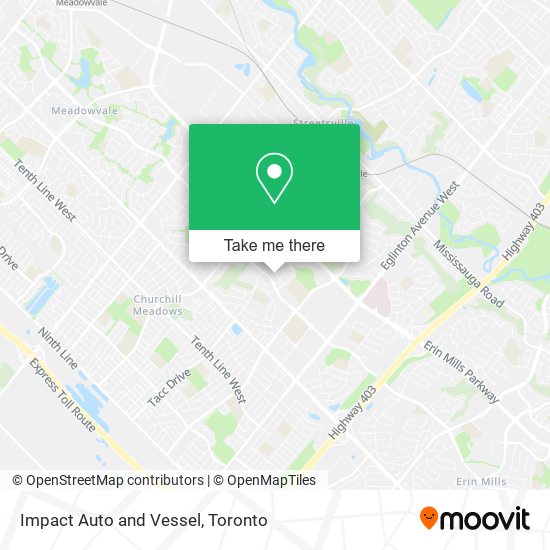 Impact Auto and Vessel map