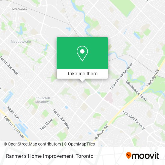 Ranmer's Home Improvement map