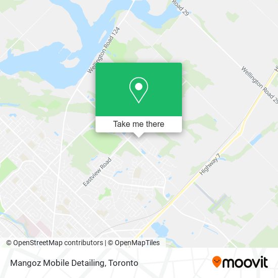 Mangoz Mobile Detailing map