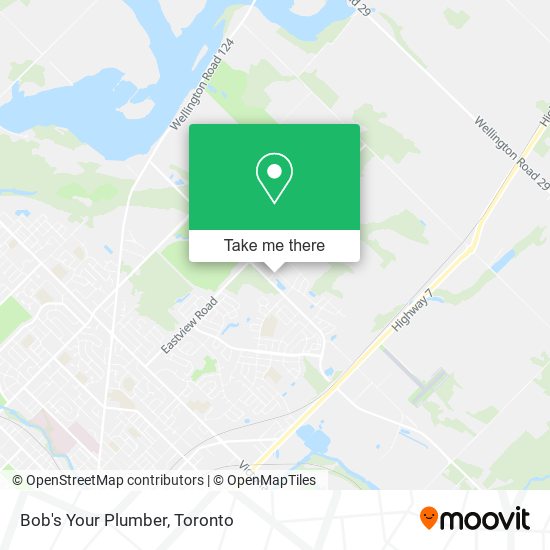 Bob's Your Plumber map